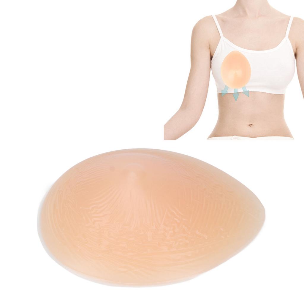 Silikonová vložka do podprsenky Crossdress Transvestite Drop Shape vložka do podprsenky pro použití na levé nebo pravé straně