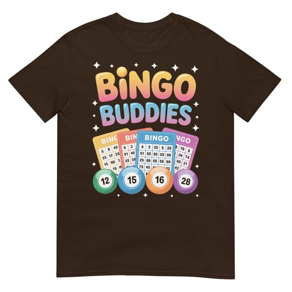 Bingo Buddies Friends Game Lucky Numbers Fun Social Winner TShirt