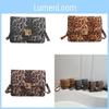 Trendy Pu Leather Small Square Bag With Leopard Pattern For Women Everyday Use