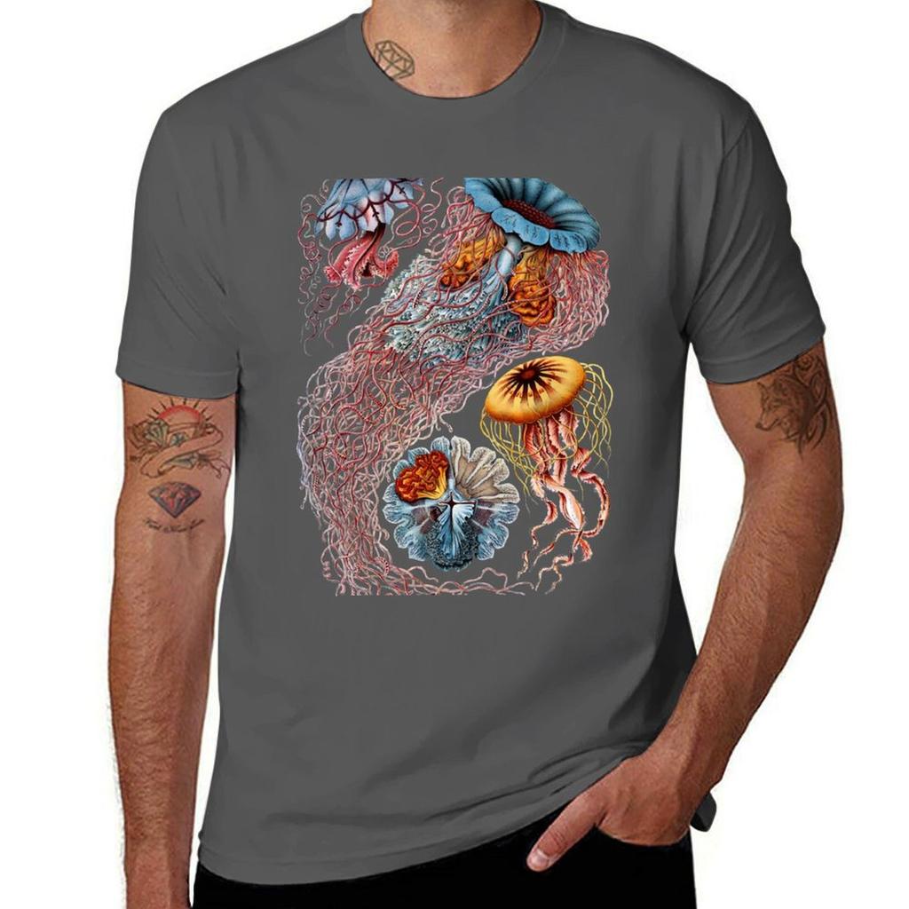 Ernst Haeckel Discomedusae Tshirt Unisex T Shirt Cotton T Shirt Personalised Tshirt