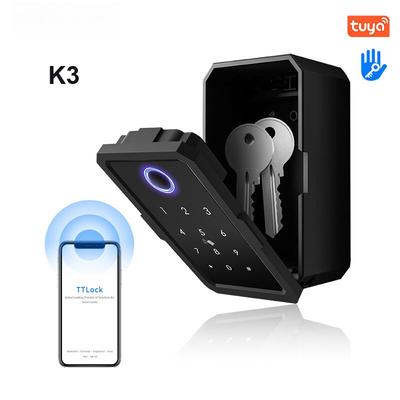 TT Lock Tuya Bezpečnostní Heslové Schránky Přenosná Chytrá Otisk Prstu Digitální Schránka na Klíče Inteligentní Elektronické Zamykací Schránky