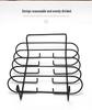 Non-Stick BBQ Grill Basket & Rib Rack for Outdoor Grilling