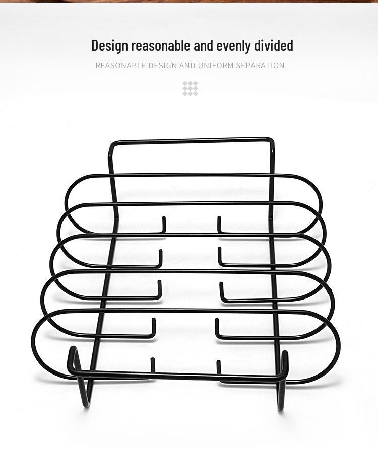 Non-Stick BBQ Grill Basket & Rib Rack for Outdoor Grilling