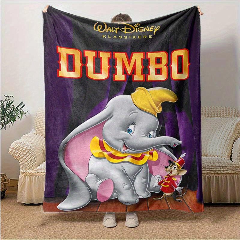 1pc, Walt Disney Dumbo Elephant Blanket Home Decor, Couch Cover, Outdoor Blanket, Gift, Flannel Bedspread