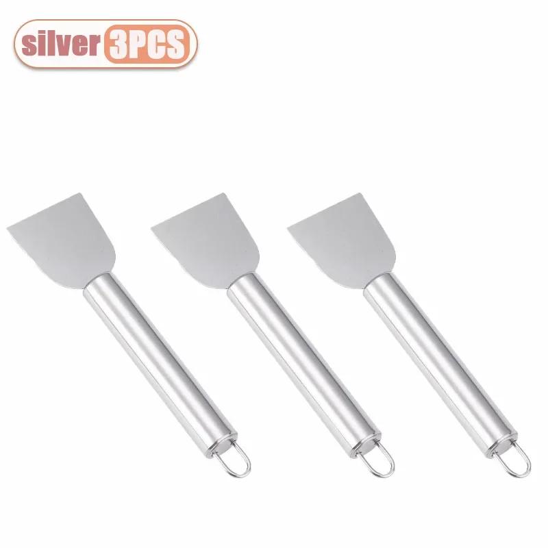 1-20PCS Kitchen Accessories  Multi-functional Household Stainless Steel Cleaning Spatula Refrigerator Defrost Stain Scraper