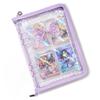 DERAKUS A5 6 Hole Trading Card Binder Ribbon Hologram Case 20 Double Sided Refill Sheets 160 Capacity 4 Pocket Storage
