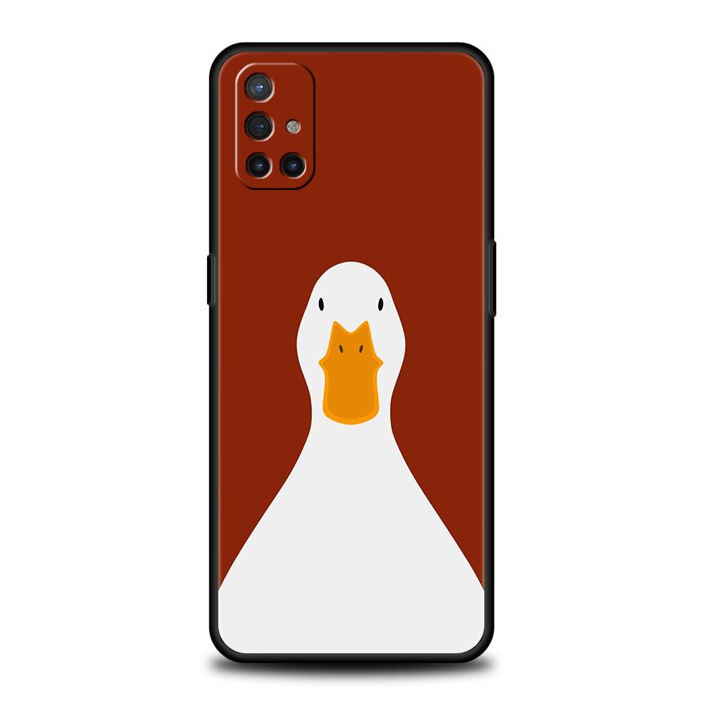 Phone Case For OnePlus 11 10 9 Pro 9T 12R 10R 9R 9RT 10T 8T 8 7 6T 7T Nord 2T CE 2 5G N200 N10 N100 Soft Silicone Cover Duck Art