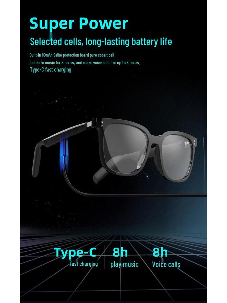SG19PRO Smart Bluetooth Sunglasses: Magnetic Polarized Night Vision & Anti-Blue Light Glasses