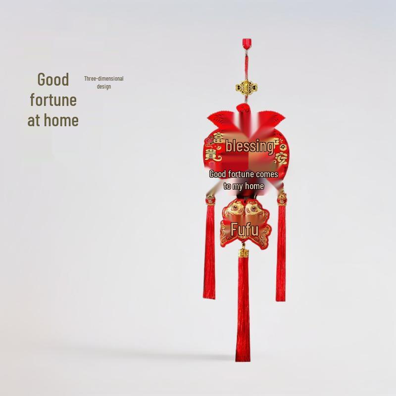 2026 Jahr des Pferdes Bestseller 3D Chinesischer Knoten Hängeornament für Innen für Frieden und Segen