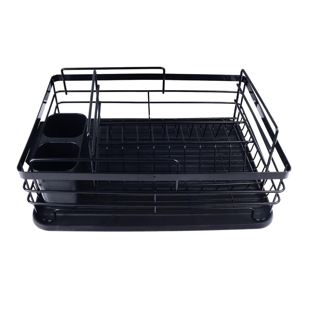 Dish Drying Rack Detachable Utensil Cup Rack Dish Drainer Space Saving Kitchen Counter Dish Racks fo