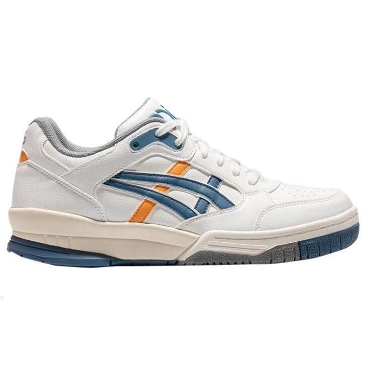 Asics Gel-Spotlyte Low Synthetic Leather Sports Wear Resistant Breathable Low-Top Sneakers Unisex Sneakers White Blue 1203A399-100