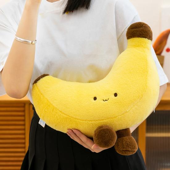 Banana Doll Soft Plush Toy High Elastic Skin-Friendly Cute Cuddle Pillow Cushion Nap Pillow Gift for