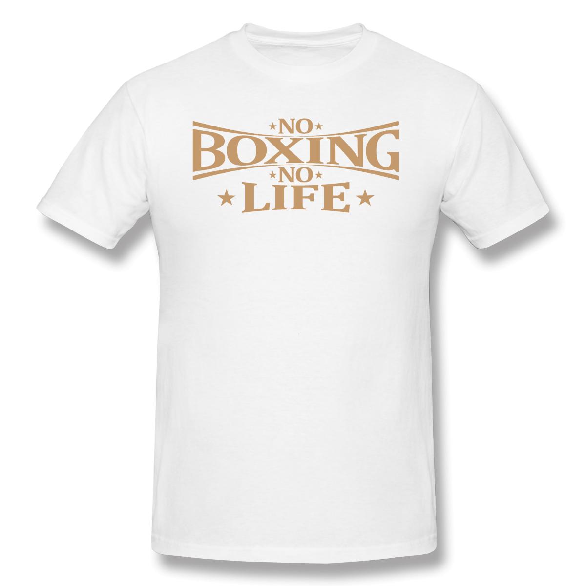 

No Boxing No Life Printed Tshirt Creative Funny Sarcastic Male Women Basic TShirt Vintage Oneck Unisex Streetwear Men Clothing S