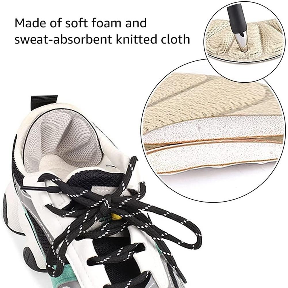 Adesivi con inserto sul tallone Cuscino Cuscinetti morbidi e confortevoli Tacchi alti sportivi più spessi resistenti all'usura Piedini di mezza misura regolabili Proteggi