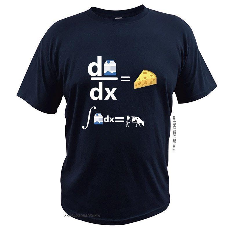 Milk Differential Is Cheese T Shirt Cow Funny Science Math Camiseta Inverse Calculation Of Milk Is Cow Tshirt Eu Size