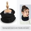 Winter Fleece-Lined Thickened Warm Neck Gaiter - Unisex Cervical Collar, Cycling Cold-Resistant Double-Sided Polar Fleece Scarf