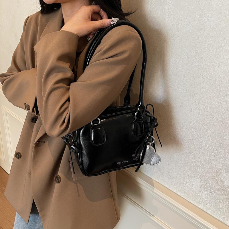 

Сумка для боулинга Niche Bow, женская модная универсальная сумка подмышкой, большая вместимость, сумка для работы и дальних поездок чёрный