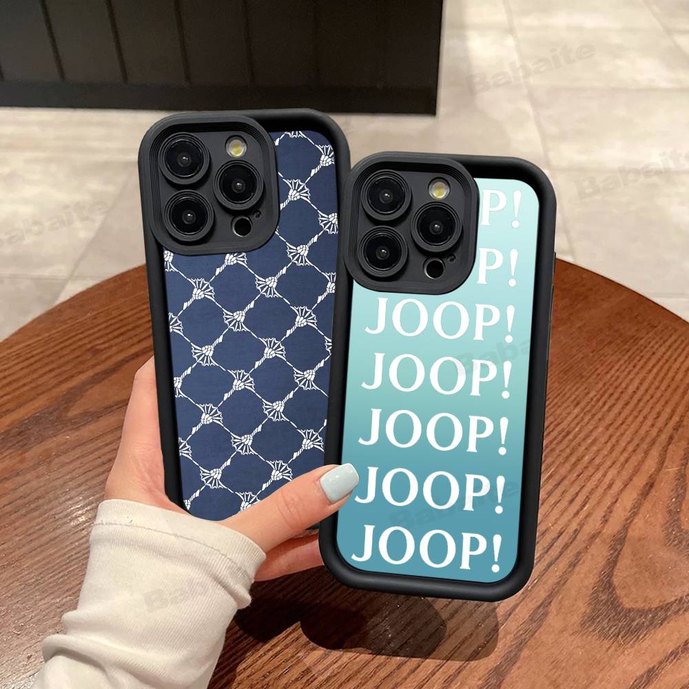 Modemarke J-Joop Handyhülle für iPhone 11 12 13 16 15 17 14 Pro Max Weiche Silikonhülle Funda
