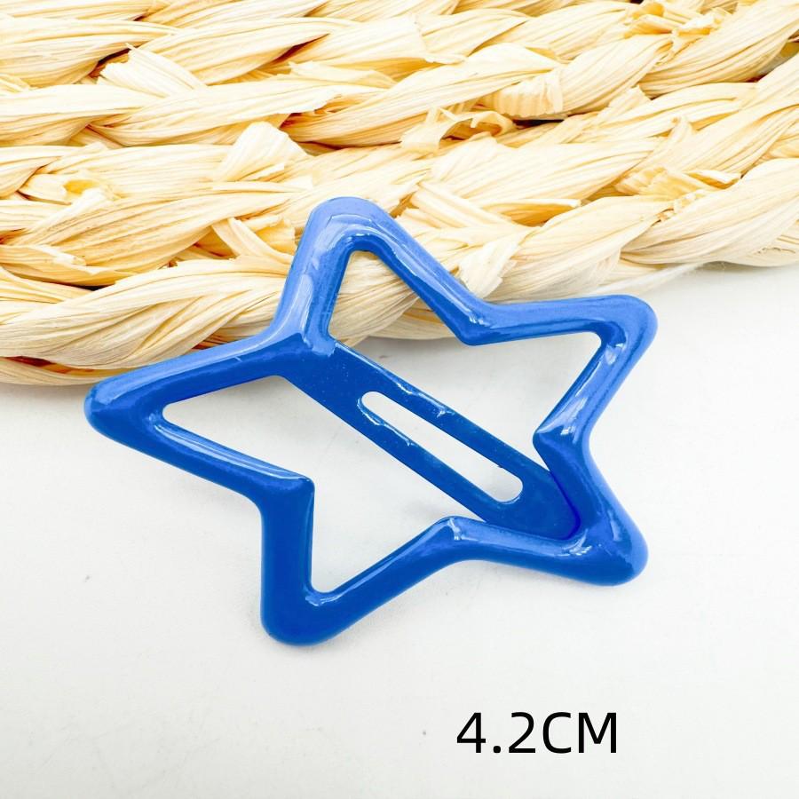 Children's Candy Color Star Hair Clips - Small Size BB Bangs Accessories