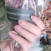 50 Pcs/Box Exquisite Nail Accessories Waterproof Wood Pulp Dried Flowers Sticker Patch
