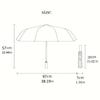 Kpop Design Folding Umbrella, Automatic Open/close, Lightweight and Portable, 8 Sturdy Ribs, Available In Pink, Yellow, Purple, Blue, and Cy