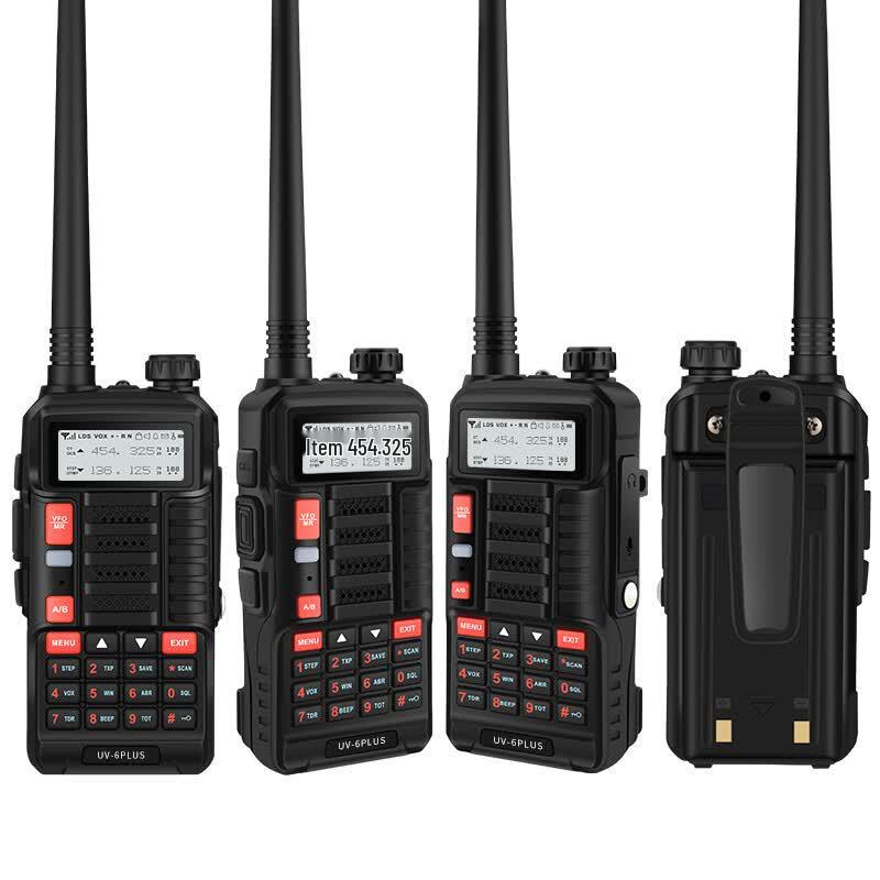 Radio bidireccional profesional de doble banda Baofeng UV-6PLUS (Versión CN)
