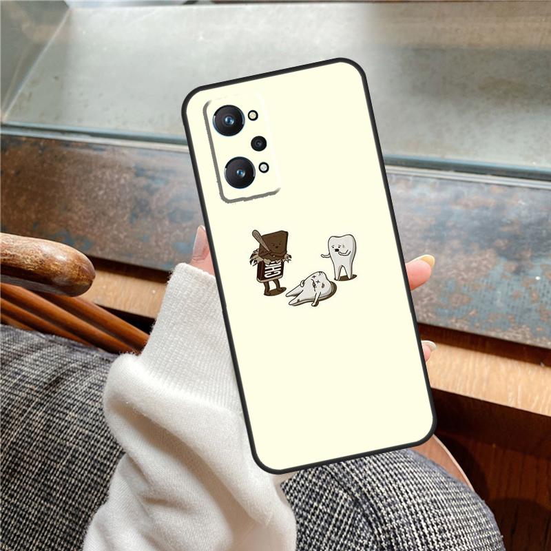 

Зубной футляр для стоматолога для Realme 15 Pro GT7 GT6 11 12 13 14 Pro Plus C55 C51 C53 C35 C33 C61 C65 C67 C71 C75 Realme GT6
