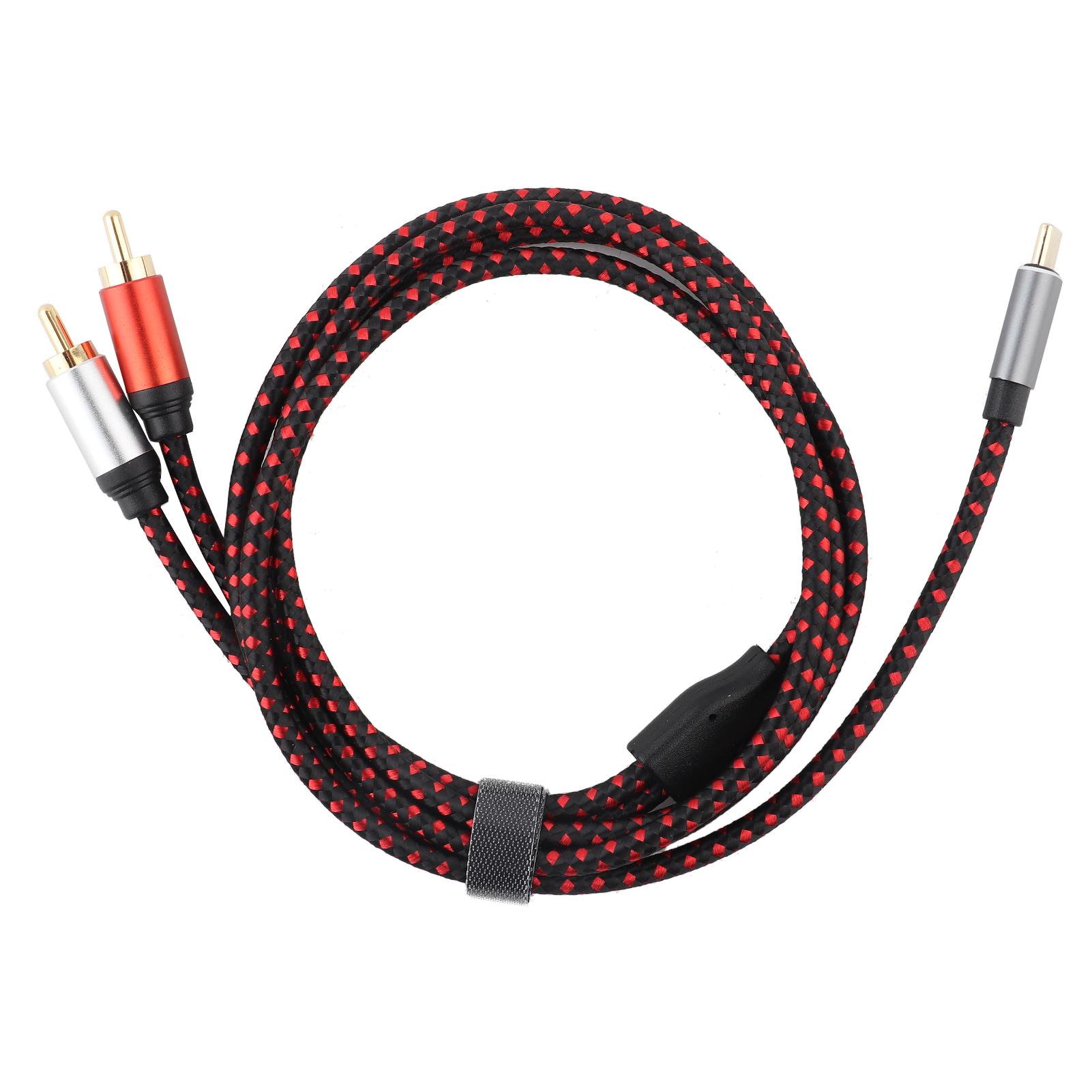 

1.5m Gold Plating TypeC Male to 2 Male Cable for Moible Phone Tablet Laptop(1.5 m 4.9 ft )