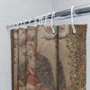 Vintage Religious Madonna Shower Curtain Set Christian Holy Mother Bath Decor With Cross Pattern For Home Decoration