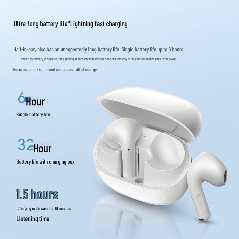 OKSJ T50 True Wireless Semi-In-Ear Bluetooth Earbuds