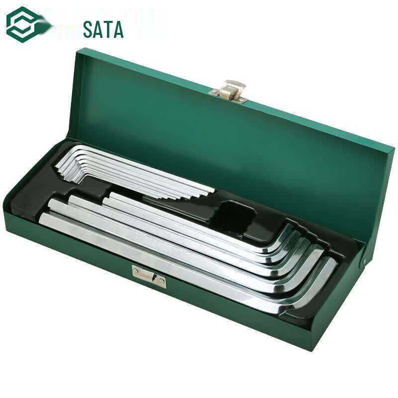 SATA 14-Piece Extra Long Hex Key Wrench Set