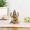 Gold Laxmi Idol, Hindu Goddess Lakshmi Statue, Deity Of Wealth & Prosperity