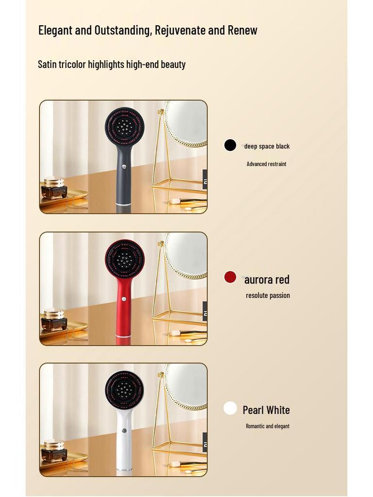 Electric Scalp Massager & Hair Growth Comb with Red Light Therapy