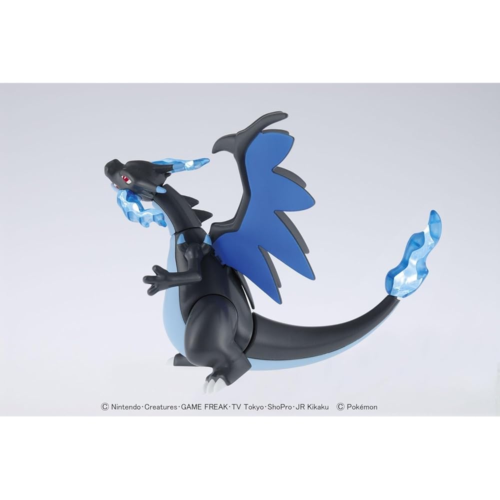 Pokemon Plamo Collection Select Series Mega Charizard X Pre-painted Model Kit