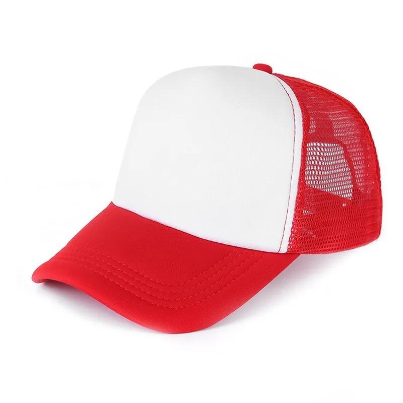 Unisex Cheaper 5 Panel Trucker Hat For Adult Summer Net Baseball Cap Men Women For Him Her Blank Mesh Adjustable Sun Hat Visor