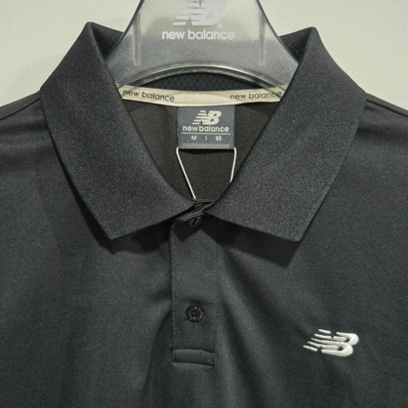 New Balance M Poly Pique Polo Tee nbnff2M421 Black