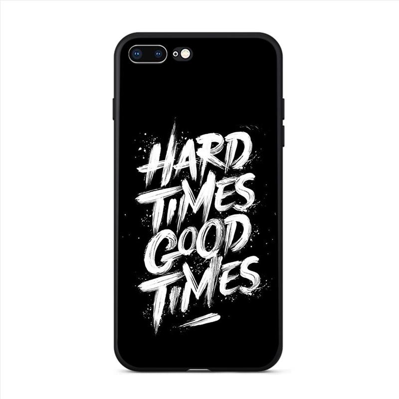 Angielski zwrot Twarda obudowa telefonu komórkowego 12 13 Mini etui na telefon iPhone 11 Pro Max XS SE X XR 10 Funda 7 8 Plus 5S 6S Obudowa telefonu komórkowego