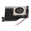 for Pi 5 Cooler Replacement Aluminium Alloy Temperature Controlled PWM Speed Control Cooling Fan for Pi 5 4GB 8GB
