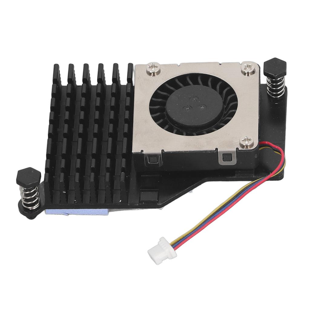 for Pi 5 Cooler Replacement Aluminium Alloy Temperature Controlled PWM Speed Control Cooling Fan for Pi 5 4GB 8GB