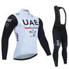 VAE Team Herbst Radsporttrikot Set Fahrrad Sportbekleidung MTB Trikot Radsportkleidung Rennrad Uniform Langarm Fahrrad Kleidung