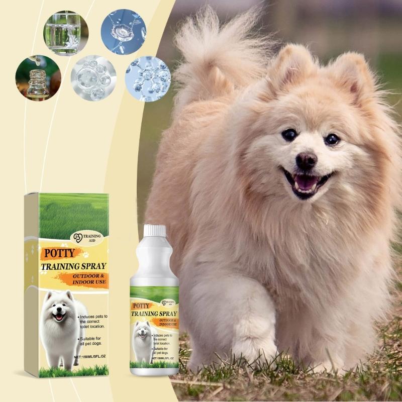 Daily Use Pet Toilet Training Sprays 150ml Bathroom Training Extracts For New Pet Parent Efficient Defecation Inducer