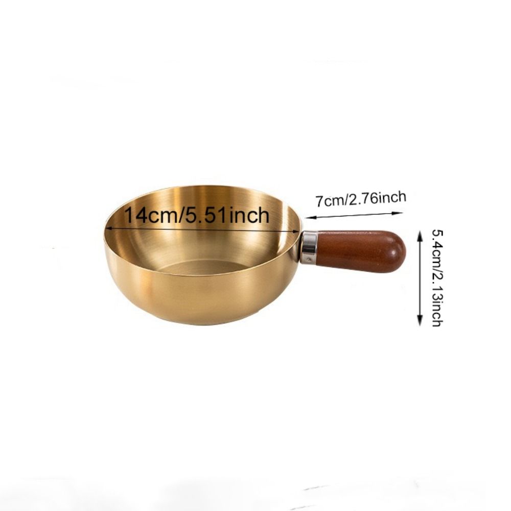 High Temperature Resistant Wooden Handle Bowl Heat-Resistant Breakfast Bowl  Instant Noodles