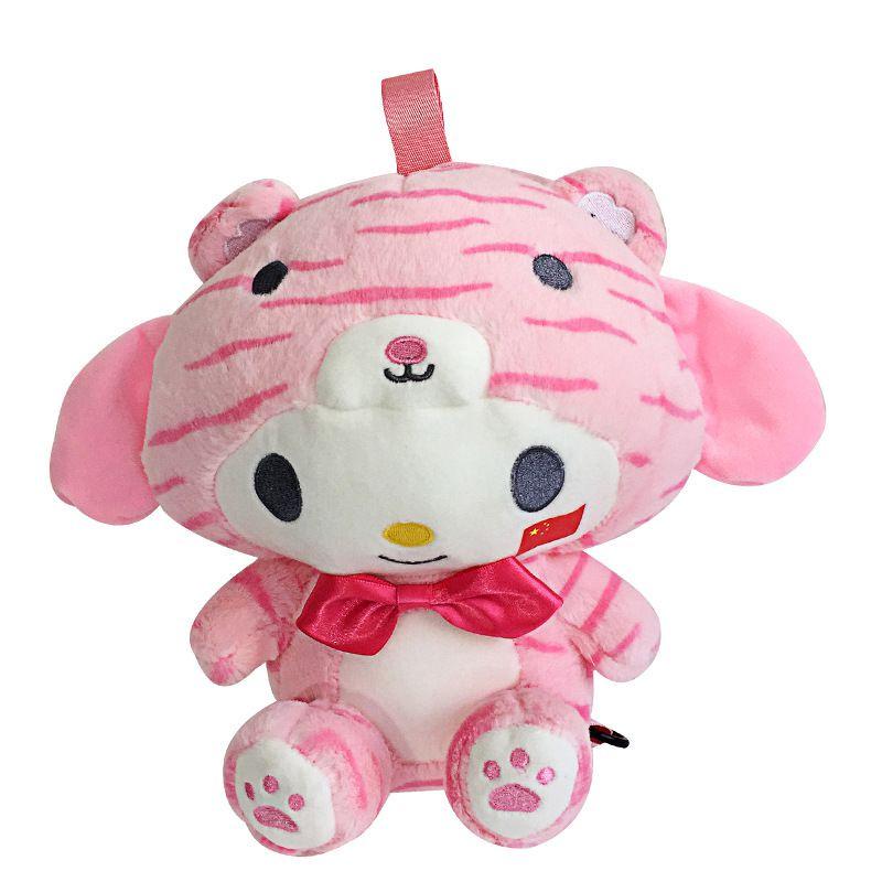 Sanrio Kuromi Hello Kitty Transforming Tiger Plush Backpack For Baby Girls