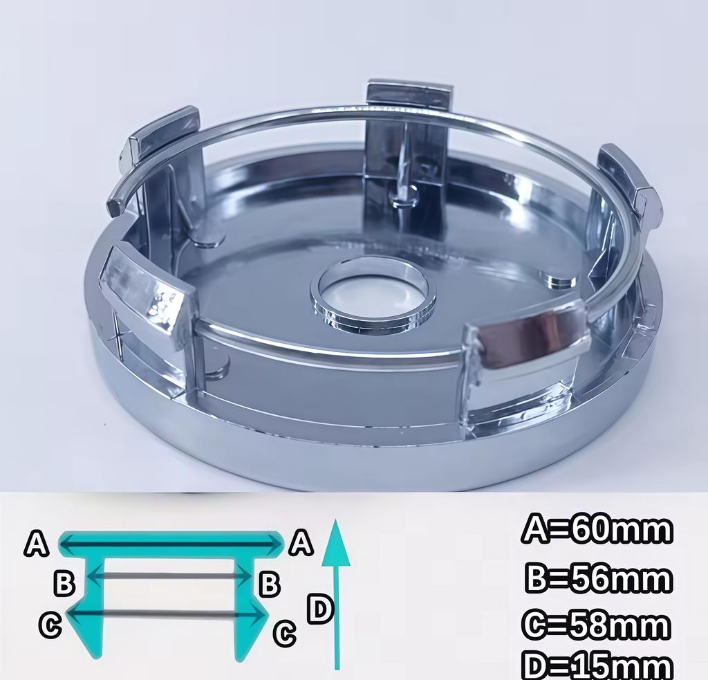 100/80pcs 54/56/60/62/65/68mm Car Wheel Center Caps Hubcap Cover Hub Center Cap ForFord Rim Cover