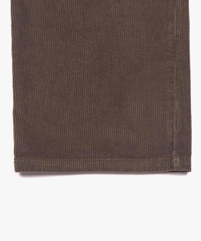 TOFFEE Corduroy Wide Elastic Pants (Brown)