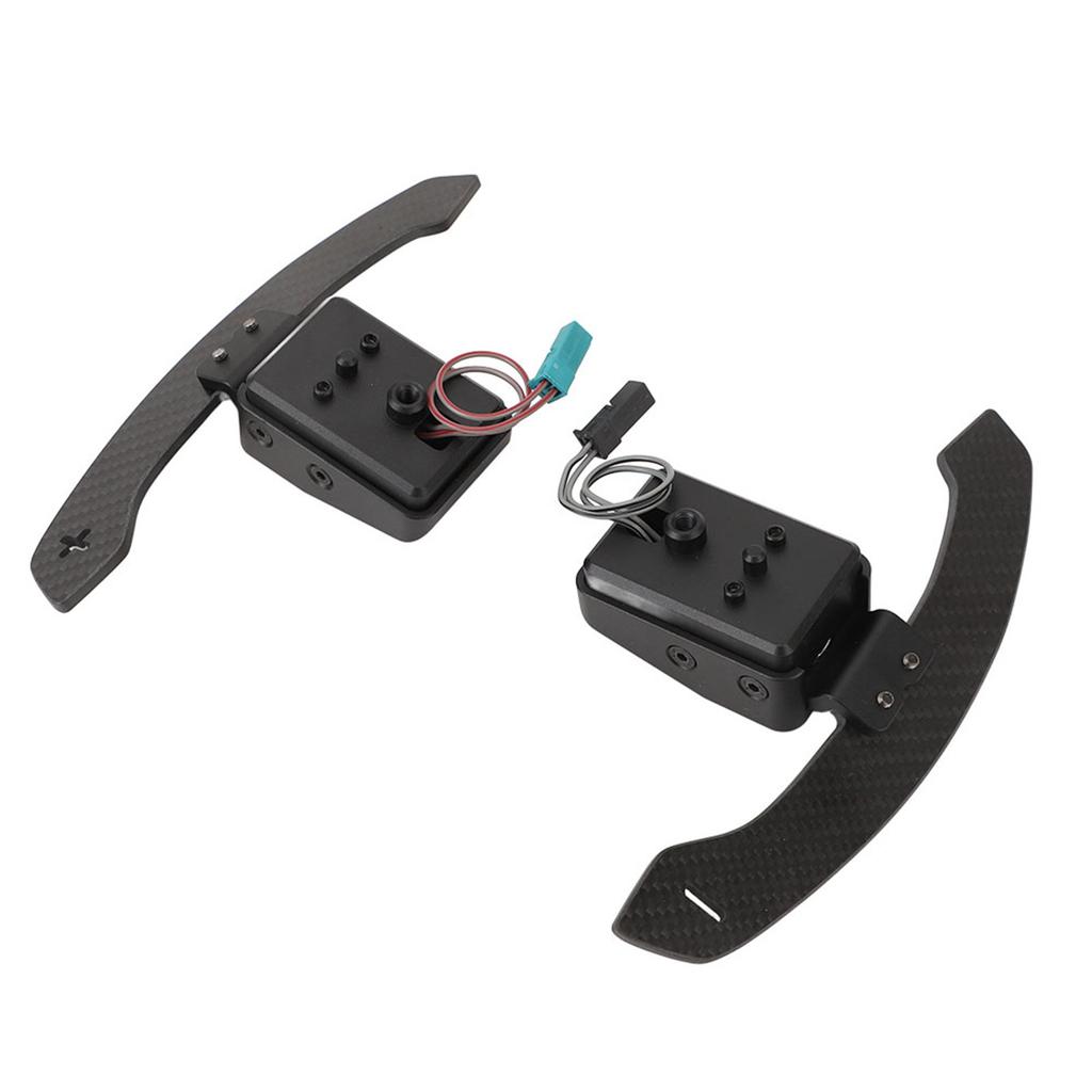 Pair of Steering Wheel Shift Paddle 14cm Metal Alloy Carbon Fiber Magnetic Shift Paddle for 2 3 4 5 6 7 Series G Chassis