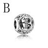 2022 New Openwork A -Z Letter Charm Diy Fine Beads Fit Original Fashion Charms Silver 925 Bracelet Jewelry For Women Men D009