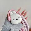 Earphone Case For Airpods 4 2 3 1 Pro 3 2 Kawaii Cute Cartoon 3D Miffy Rabbit Wireless Bluetooth Headset Protective Soft Cover