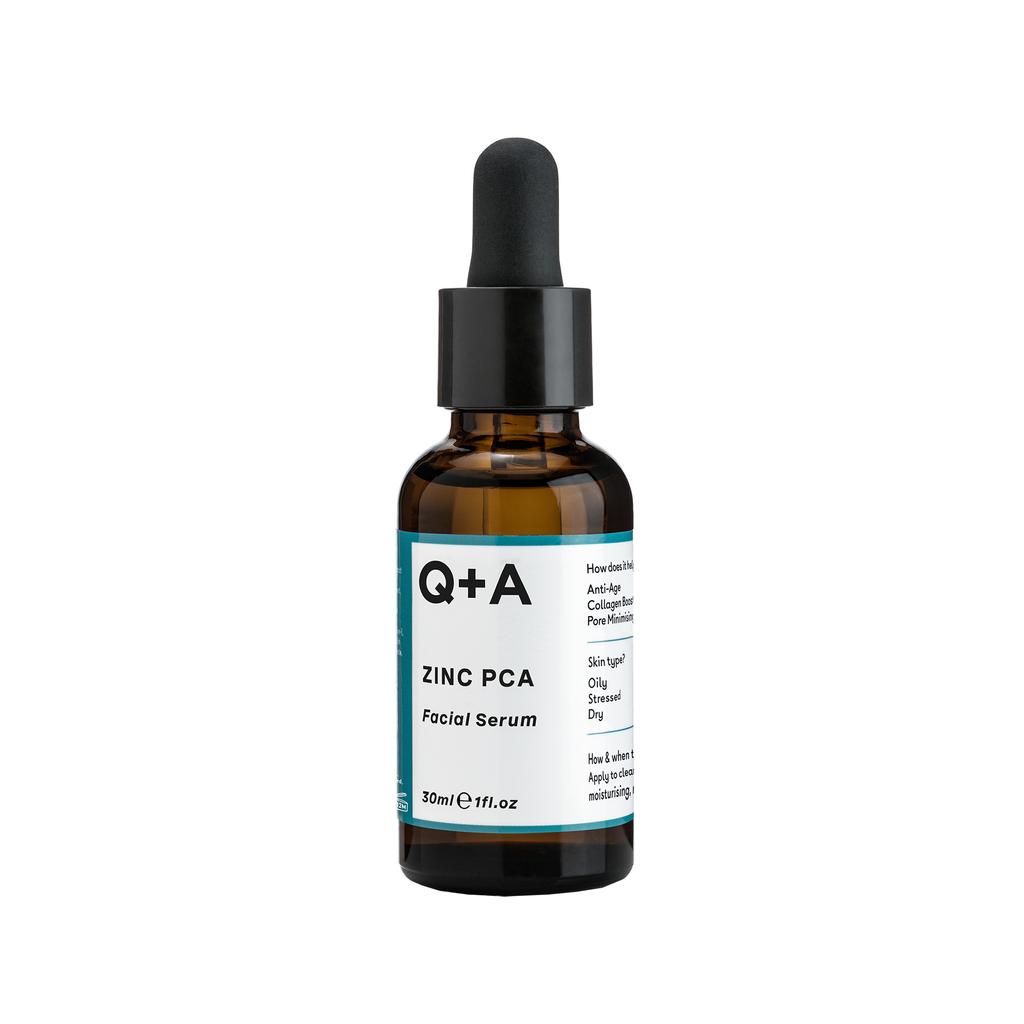 Q+A - Zinc PCA Facial Serum, 30 ml - regenerujące serum do twarzy z cynkiem PCA