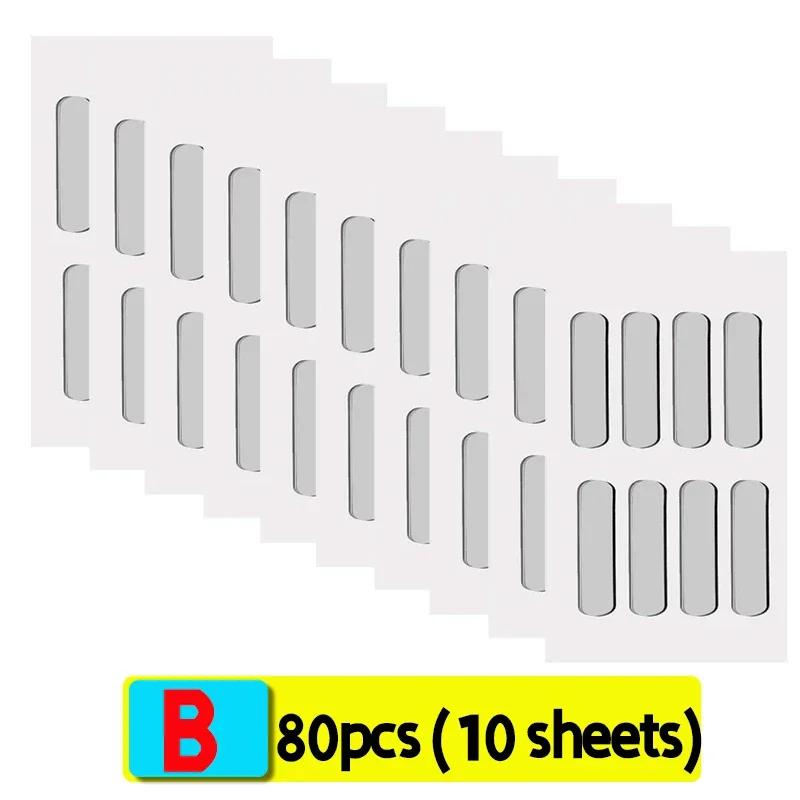 Transparent Self-Adhesive Door Stop Strips Silicone Cabinet Bumpers Furniture Drawer Anti-collision Seal Tape Wall Protector Pad